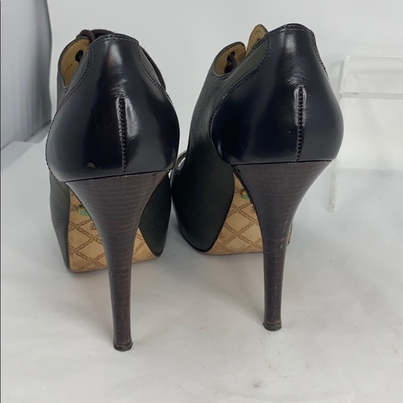 L.A.M.B.Gwen Stefani Sz 8.5 Peep Toe Platform Heel - Picture 6 of 10